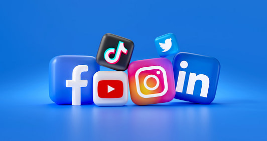 Photo by Mariia Shalabaieva a group of different social media logos