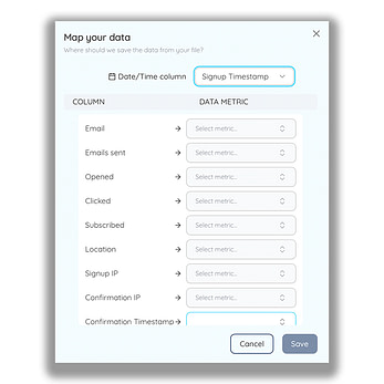 3. Uploading Files And Mapping Data
