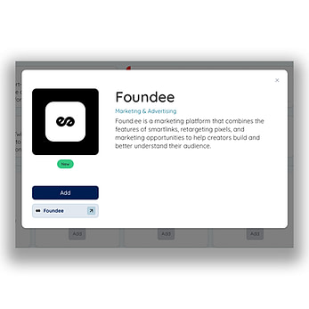 4. Adding An App To Your Creator Stack
