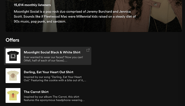 Spotify Shopify Example RootNote Learn Stuff Spotify Shopify